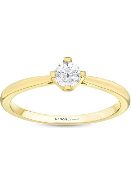 0.20 Karat Pırlanta Tektaş Yüzük