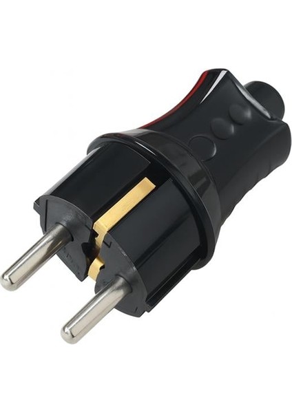 De-Pa DPA-11116 Siyah Topraklı Tipi Erkek Fiş