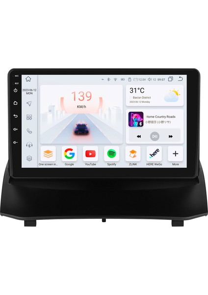 Ford Fiesta 2009-2017 Yıl Uyumlu 9 Inç 8 GB Ram 128 GB Hafıza Multimedya Carplay Navigasyon Kamera Wifi Gps indirimleri