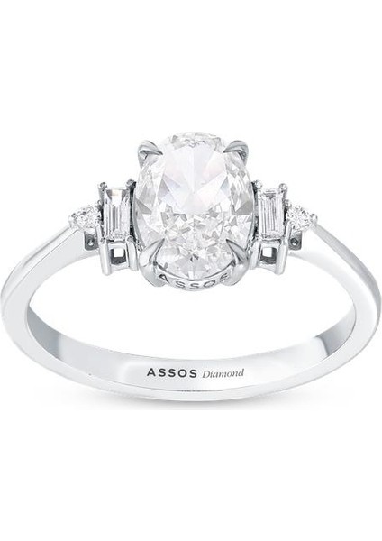 0.10 Karat Violet Taşlı Pırlanta Yüzük