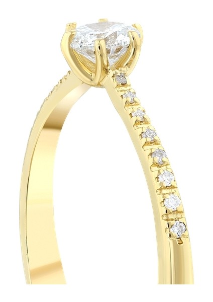 0.22 Karat Pırlanta Tektaş Yüzük indirimleri