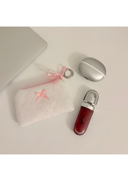 Mini Fiyonk Detaylı Cüzdan & Kartlık & Airpods Kılıfı & Anahtarlık