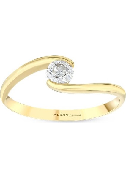 0.20 Karat Pırlanta Tektaş Yüzük