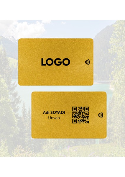 Nfc Dijittal Gold Kartvizit