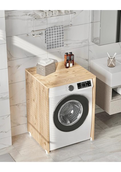 Çamaşır Makinesi Dolabı - Safir Meşe fiyatları