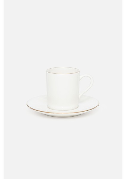 | Ceyda | Altın Kenarlı 12 Parça 6 Kişilik Porselen Kahve Fincan Takımı indirimleri