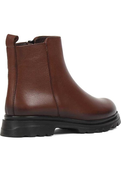 Kadın Taba Fermuarlı Deri Bot fırsatları