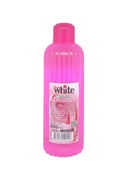 Rose White 400 Ml. Gül Kolonyası