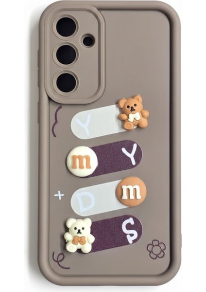 Samsung Galaxy A05S Uyumlu Kılıf Kahverengi Renk Ayıcık Figürlü 3D Kamera Korumalı Darbe Emici Yumuşak Silikon Kapak fırsatları