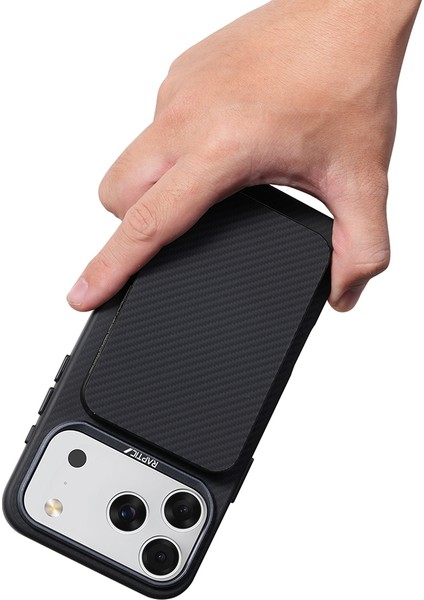 S4 Aramid-Skin M-Safe Şarj Özellikli Ultra Ince 600D Powerbank 15W 5000MAH Siyah