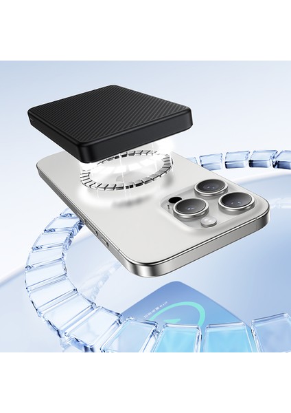 MP17 Armorgo M-Safe Özellikli 600D Aramid Fiber Qi2 Teknolojili Powerbank 15W 10000MAH Siyah