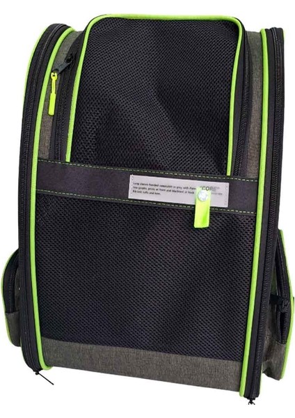 Süperior Kedi ve Köpek Için Fleli Sırt Çantası Haki