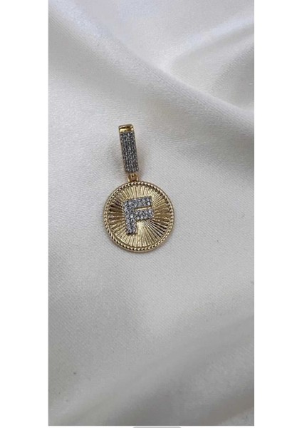 Sakafashion Altın Kaplama F Harf Kolye Ucu ve Ajda Bilezik Harf Charm fiyatları