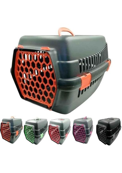Amazon Kedi Köpek Taşıma Kabı Siyah Orta Boy