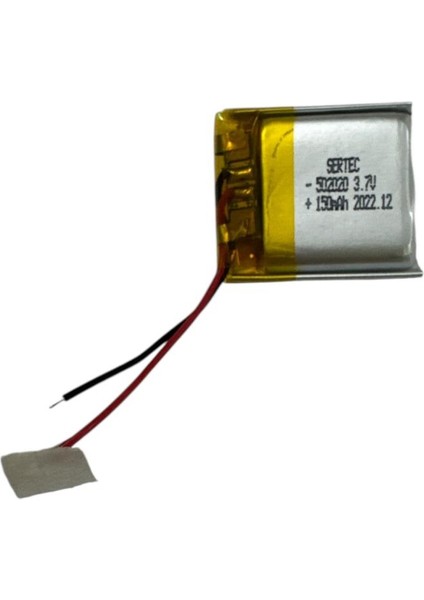502020 3.7V 150MAH Li-Polymer DEVRELI/1.5A