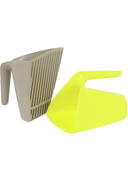 Scoop-Sift V Kedi Kumu Küreği Gri 13.5X15.5X13 cm