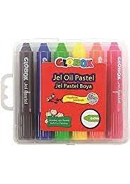 Jel Pastel Boya 6'lı Renkli Set, Yumuşak Uçlu Kırtasiye Ürünü, Çocuklar İçin Uygun fiyatları