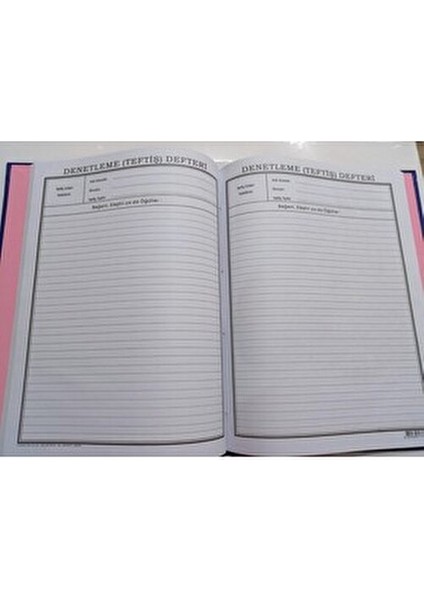 Denetleme(teftiş) Defteri 200 Sayfa Renkli Cilt Kapaklı Resmi Defter fırsatları
