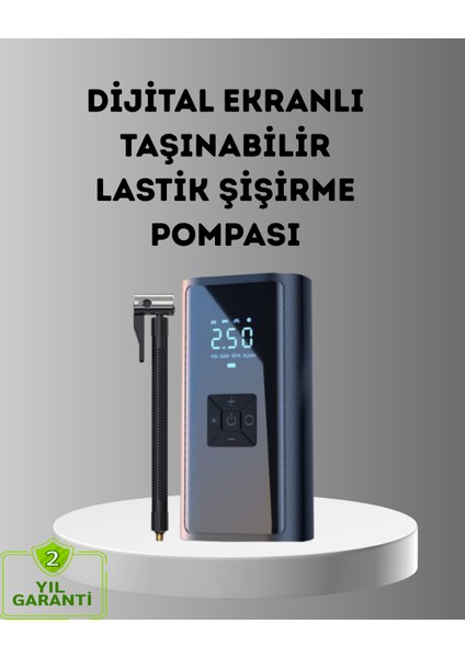 Ekranlı Hava Pompası LED Işıklı 12V 80W