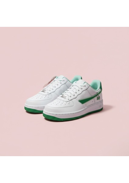 Happy Valentines Day Force 1 Kirazlı Sneaker Yüksek ve Kaydırmaz Yüksek Tabanlı Kadın Spor Ayakkabı modelleri