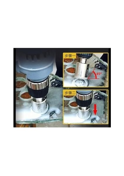 Cam Mermer Granit Delme Pancı Boru Tipi Karot Uç 12MM