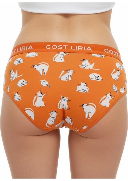 Gost Liria- Silver Cat Desenli Kadın Slip Külot indirimleri