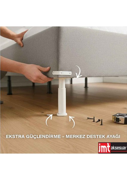 15*23 cm Ayarlanabilir (Beyaz) Destek Ayağı Mobilya Kanepe Baza Koltuk Dolap Ayağı fırsatları