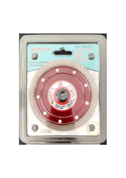 Cmc Süper Turbo Ekstra Ince Testere, 115 Mm, CMC6050