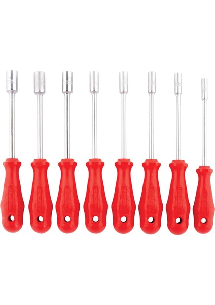 4770008108 Lokma Uçlu Tornavidalar, Kırmızı, 8&apos;li modelleri