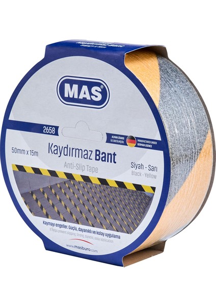 2658 Kaydırmaz Bant, Sarı & Siyah fiyatları