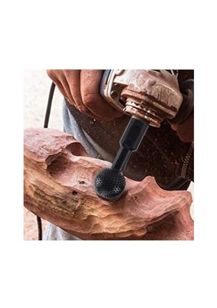 Küresel Ahşap Oyma Top Törpü Aşındırma Sondaj Topu Avuç Taşlama ve Matkap Için Ağaç Işleme Aleti modelleri