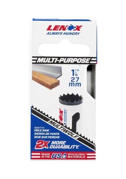 Lenox Bi-Metal Delik Testere 27MM 1/bx modelleri