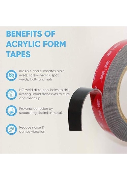 Çift Taraflı Bant, Ağır Hizmet Tipi Çift Taraflı Yapışkan Bant, Çıkarılabilir Duvar Bandı Süper Güçlü Köpük, Iç ve Dış Mekan Kullanımı Için Çift Taraflı Montaj Bandı fiyatları