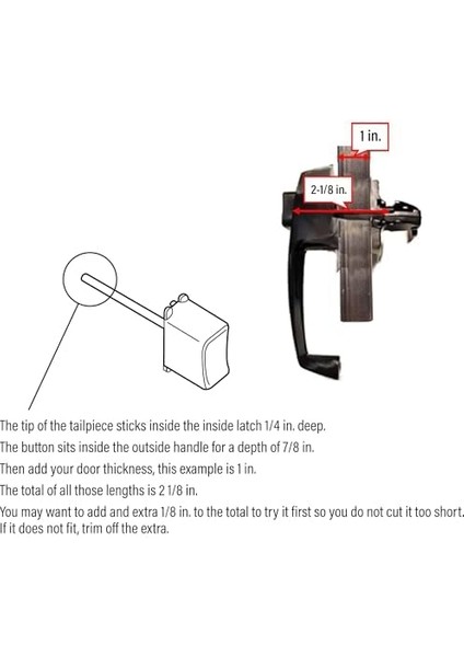 K 5082 Siyah Düğme Mandalı 1-1/2 Inç Delik Merkezi (1 Set) fiyatları