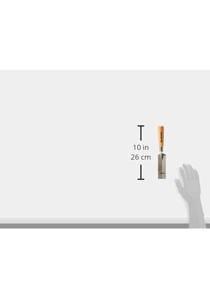 Bon 11 – 630 Pro Maurerkelle, Çelik, 2 Yüzeyler, 12,7 cm Uzunluğunda, 1,27 – 2,54 cm fiyatları