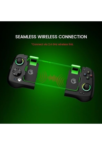 X4 Aileron Bluetooth Mobile Gaming Controller For With Hall Effect Joysticks - Split With Carrying - Play Immortal, Minecraft, Fortnite, Trigger 2 & More