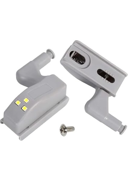 Dolap Içi Aydınlatma Menteşe Led, Piller Dahildir, Işık, Dolap Ev Mutfak Oturma Odası Için Dolap Işığı, Menteşeye Takılan (2 Adet)