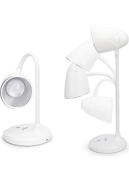 Wellhise VD-6046 Masa Lambası Kablosuz Type-C Şarjlı Katlanabilir LED Okuma Işığı, USB Şarj Bağlantı Noktası ve Dokunmatik Dimmer Kontrol Sistemi fiyatları