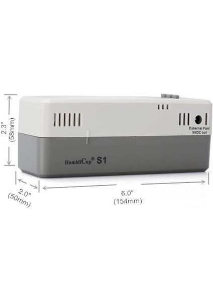 S1 Elektronik Puro Nemlendirici, 40-150 Sayım Masaüstü Nemi Için Küçük Boyut,% 40 Ila% 90 Ayar Aralığı, Kararlı Nem Kontrolü