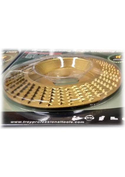 25076 Avuç Taşlama Için Ahşap Aşındırıcı Disk, Trapezoidal, 125MM