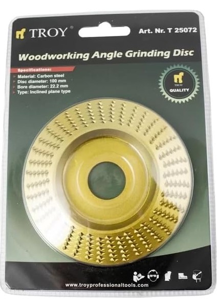 25076 Avuç Taşlama Için Ahşap Aşındırıcı Disk, Trapezoidal, 125MM fiyatları