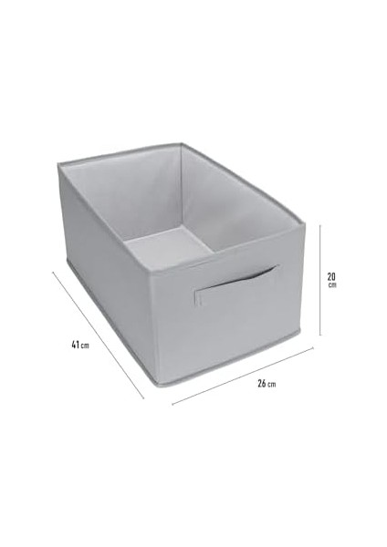 Dolap Içi Pantolon Düzenleyici Saklama Kutusu Organizer (Açık Gri)