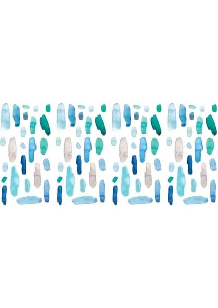 RMK4580SCS Havalı Örneği Soyulabilir ve Yapıştır Duvar Çıkartmaları, Mavi, Deniz Mavisi, Gri modelleri