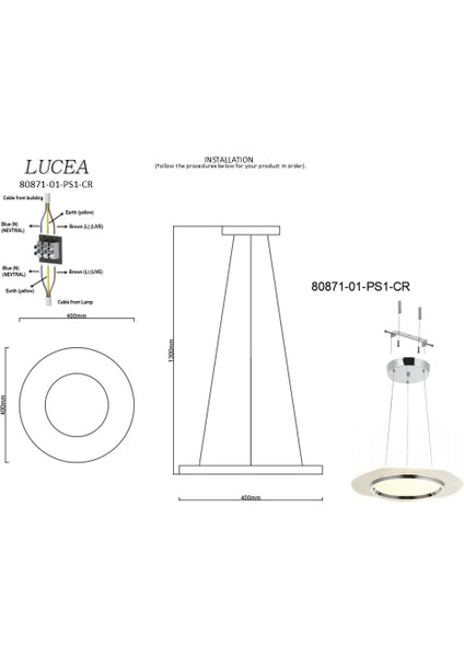 Fabo Küçük Boy Ledli Avize fiyatları