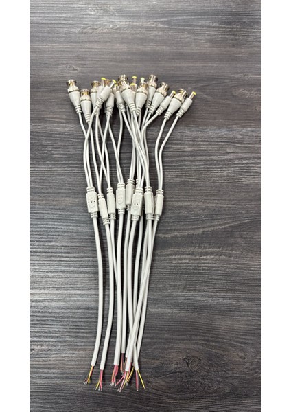 Kablolu Bnc+ Dj Jack Kamera Ucu 10ADET