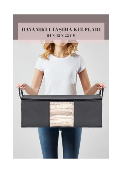 Pencereli Hurç Altı Düzenleyici Set (64 * 45 * 22 Cm, Adet, 6)