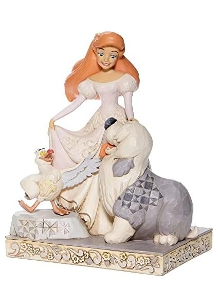 Jim Shore Hayalet Sireni Ariel Beyaz Orman Figürü fiyatları
