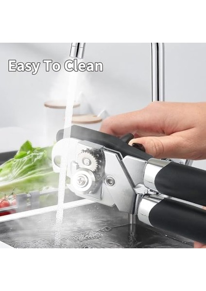 Konserve Açacağı, Manuel, Paslanmaz Çelik, Siyah, Sağlam Yapı, Şişe Açacağı Dahil Hepsi Bir Arada Tasarım modelleri