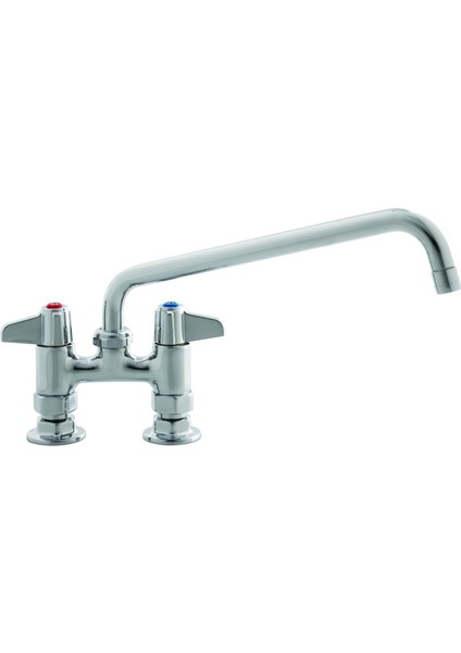 T&s 5F-4DLX12 4 Inç Merkezli ve 12 Inç Döner Borulu Güverte Montajlı Musluk