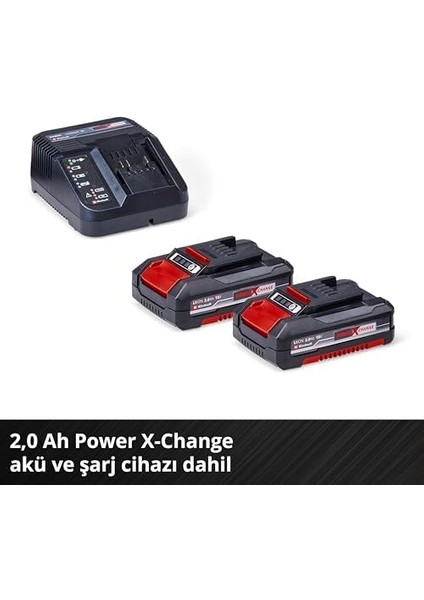 Professional Akülü Darbeli Vidalama Tp-Cd 18/80 Li-I Bl (2x 2.0 Ah) Power X- (18 V, Kömürsüz, 80 Nm, 13 mm Mandren, 2 Hız, 2x 2,0 Ah Akü + Şarj Cihazı)